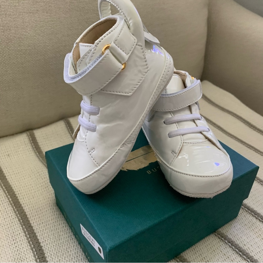 Buscemi Italian Hand Crafted Leather Shoes - White NWB - Picture 4 of 6